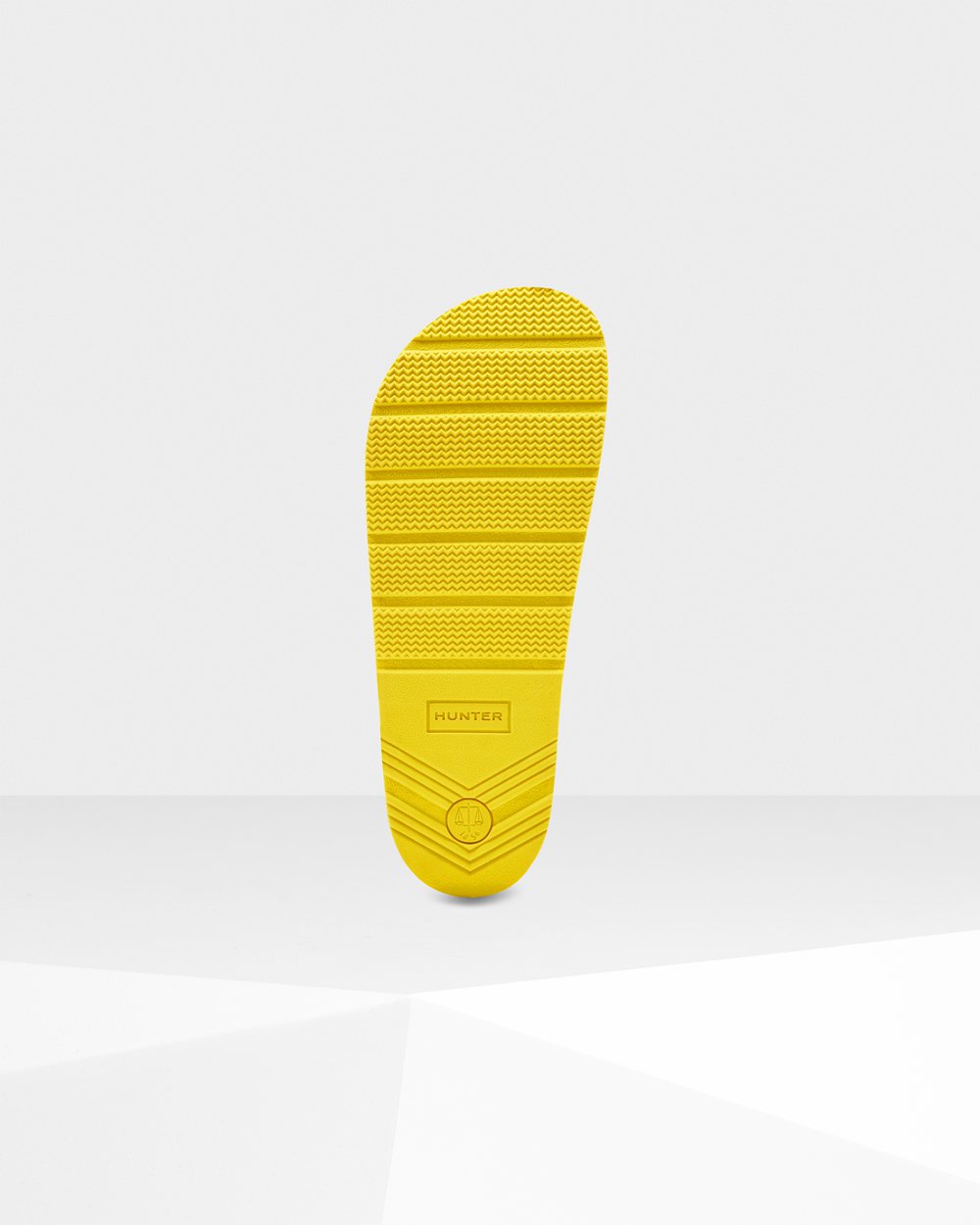 Womens Slides - Hunter Original Adjustable (68FMUDVSK) - Yellow